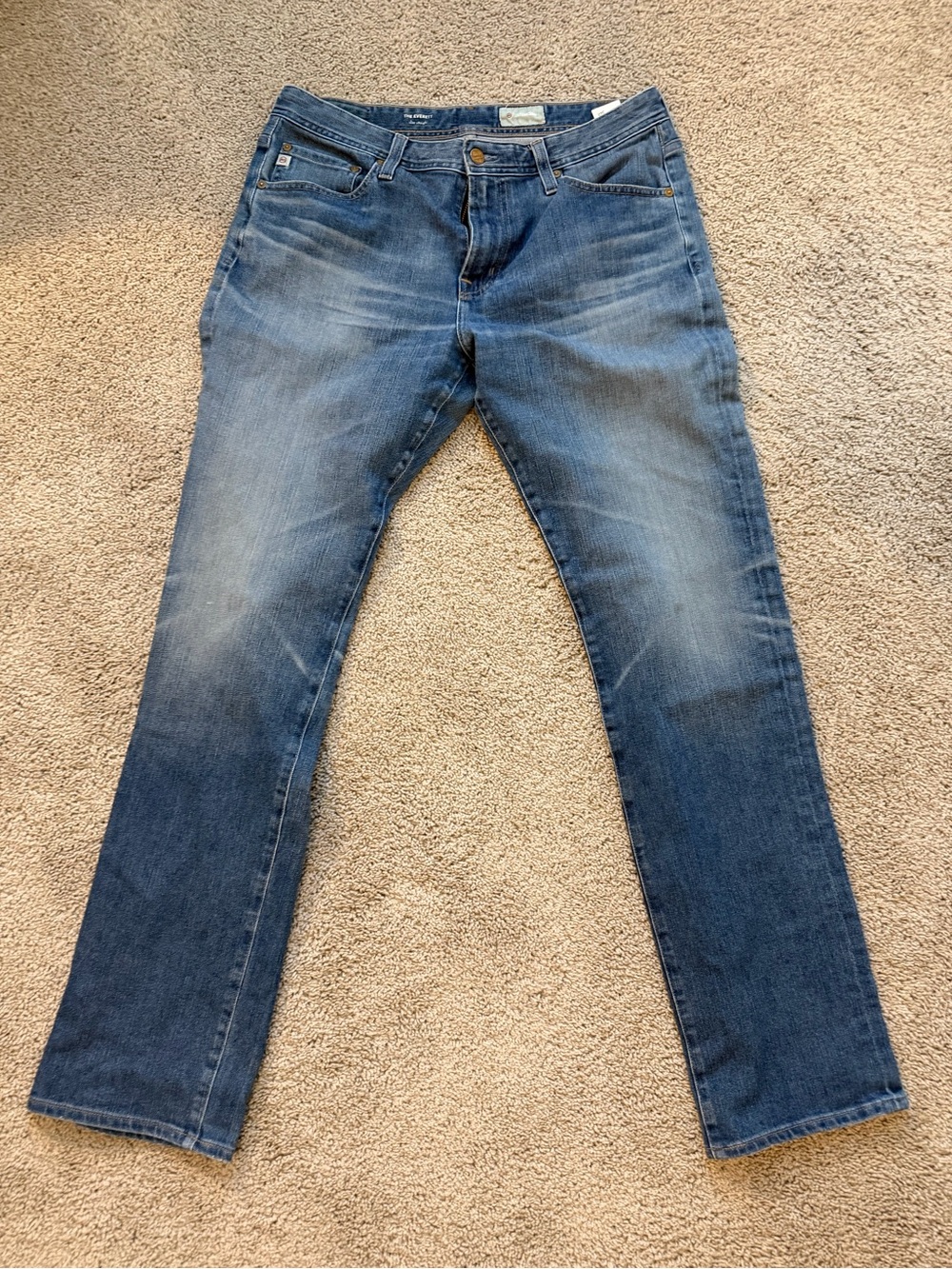 Ag Adriano Goldschmied Men's Slim Straight Jeans 34 x 32